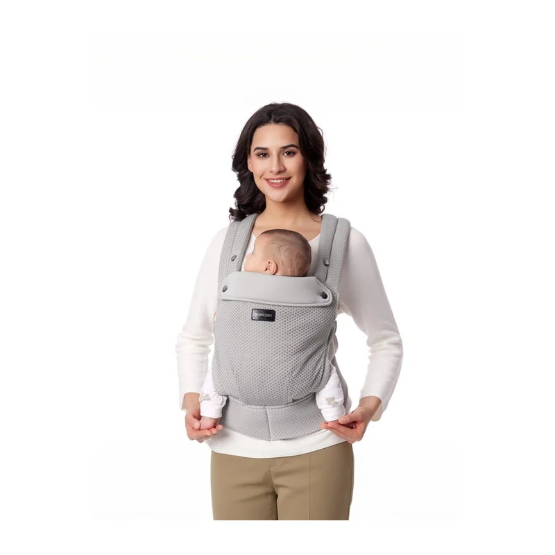Momcozy Newborn to Toddler Air Mesh Soft Structured Carrier Grey