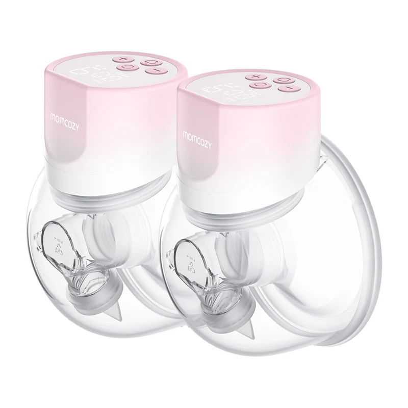 Momcozy S12 Pro Double Packs Wearable Breast Pump Pink