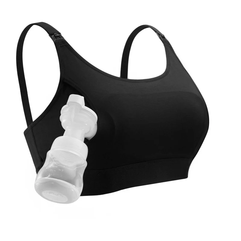 Momcozy YN08 L Hands-Free Pumping Bra Black