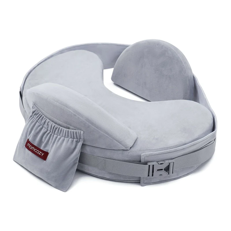 Momcozy CozyPro Breastfeeding Nursing Pillow Grey