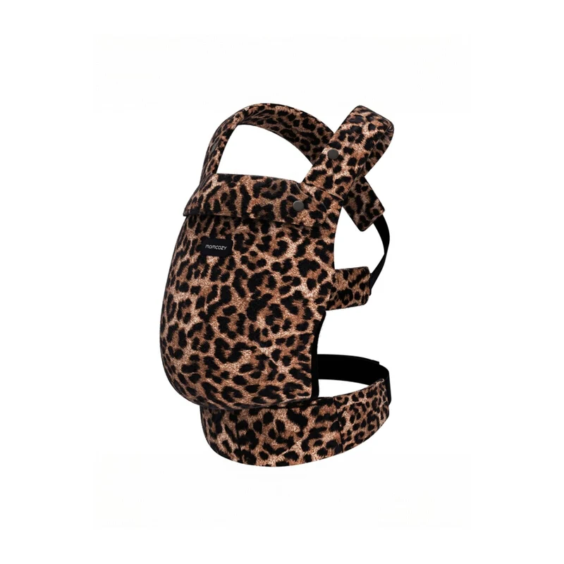 Momcozy PureHug Cotton Soft Structured Carrier Leopard