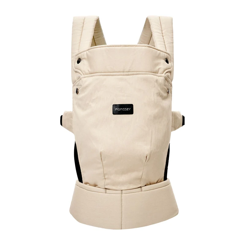 Momcozy PureHug Cotton Soft Structured Carrier Khaki