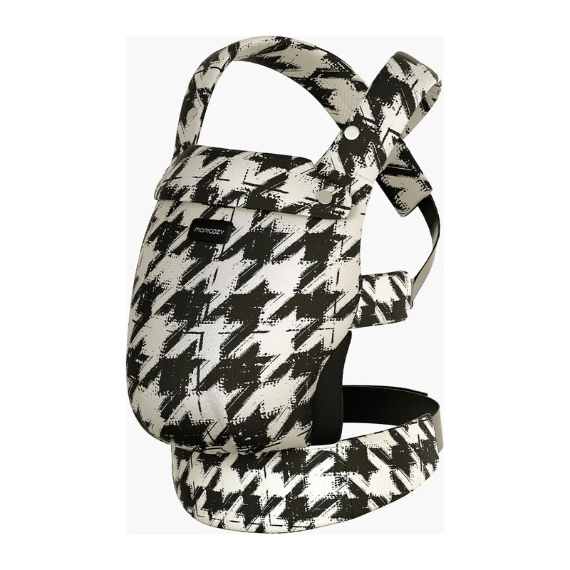Momcozy PureHug Cotton Soft Structured Carrier Houndstooth
