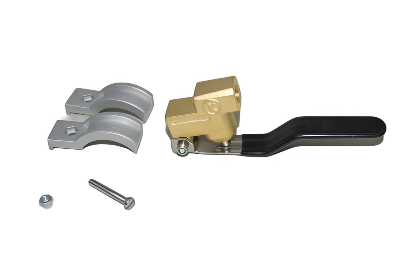 Commercial Extractor Parts Detail Tool Brass Valve 1/8" 500 PSI w/Bracket #14-1756-08