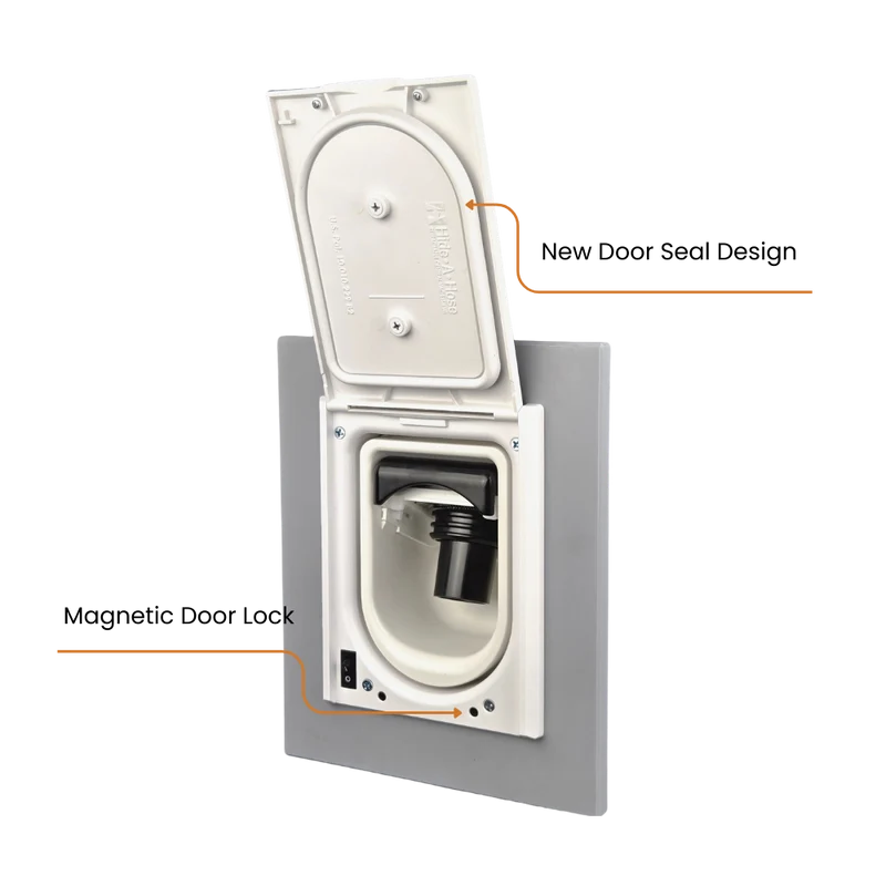 Hide-A-Hose 6000 Pro White Trim Kit #HS6000W