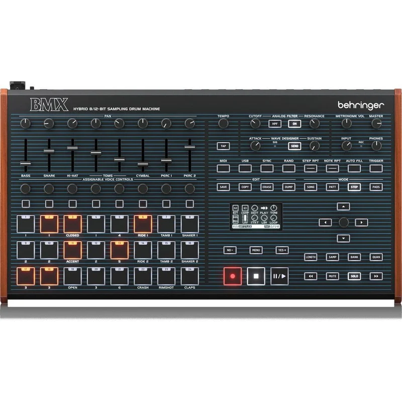 Behringer BMX Hybrid Sampling Drum Machine w/ Wave Designer & Dual Filter
