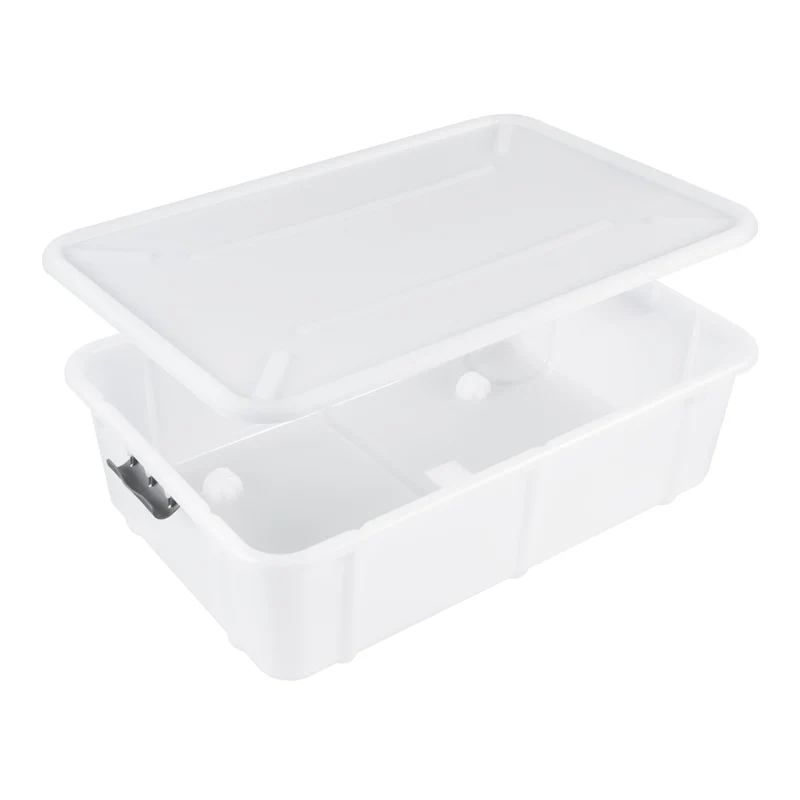 BranQ Velur 29L förvaringscontainer med lock och hjul