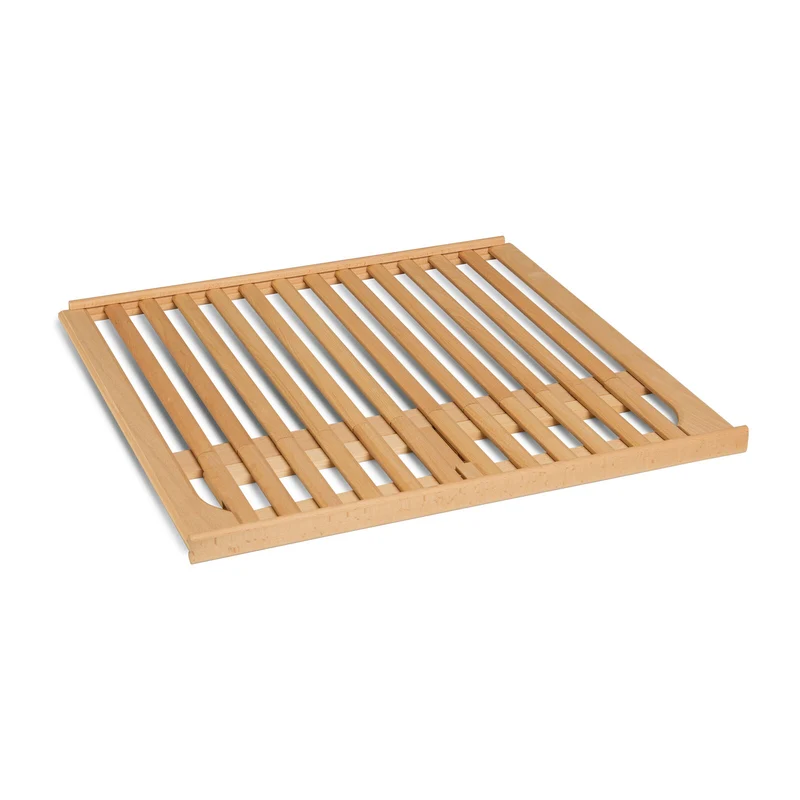 Liebherr Wooden presentation shelf