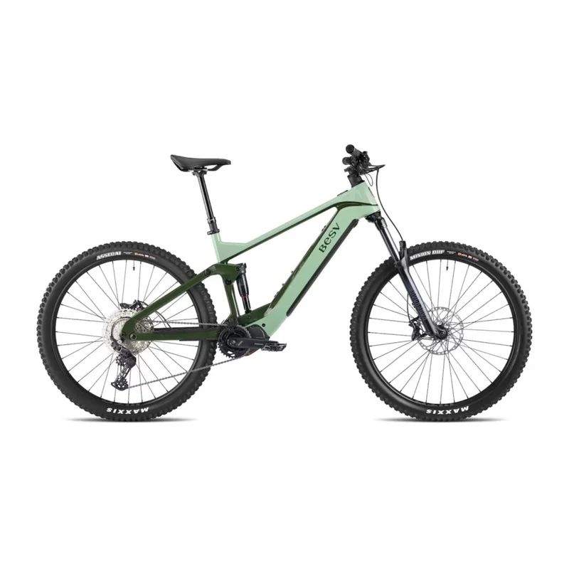 BESV TCA 1.3 MY23 FS-Step Over 460 Large e-MTB Bright And Dark Ceramic Green