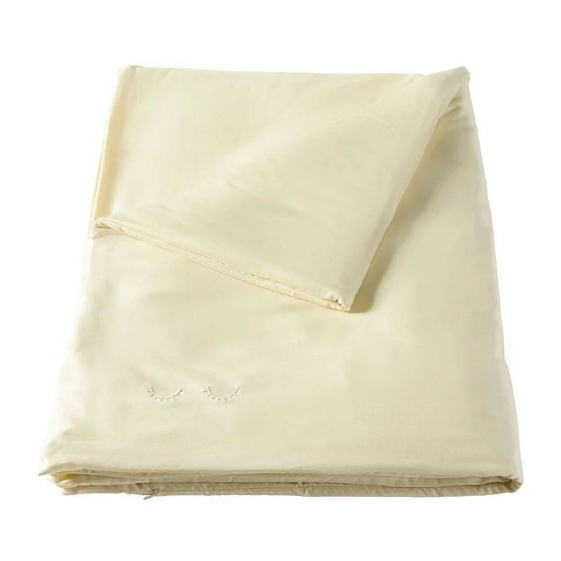 Membantu Organic Junior Duvet Cover Pale Yellow