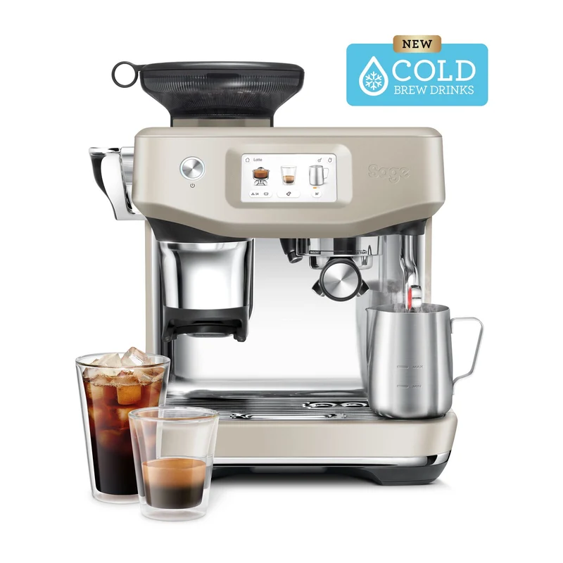 Sage SES882ALM Barista Touch Impress Cold Espresso machine Almond Nougat
