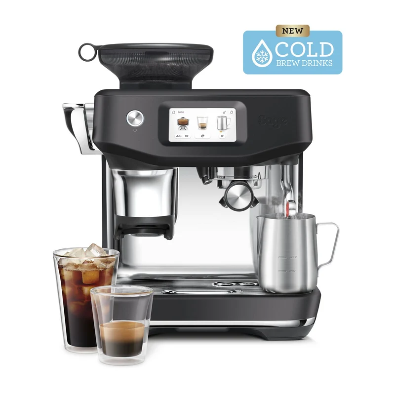 Sage SES882BTR Barista Touch Impress Cold Espresso machine Black Truffle
