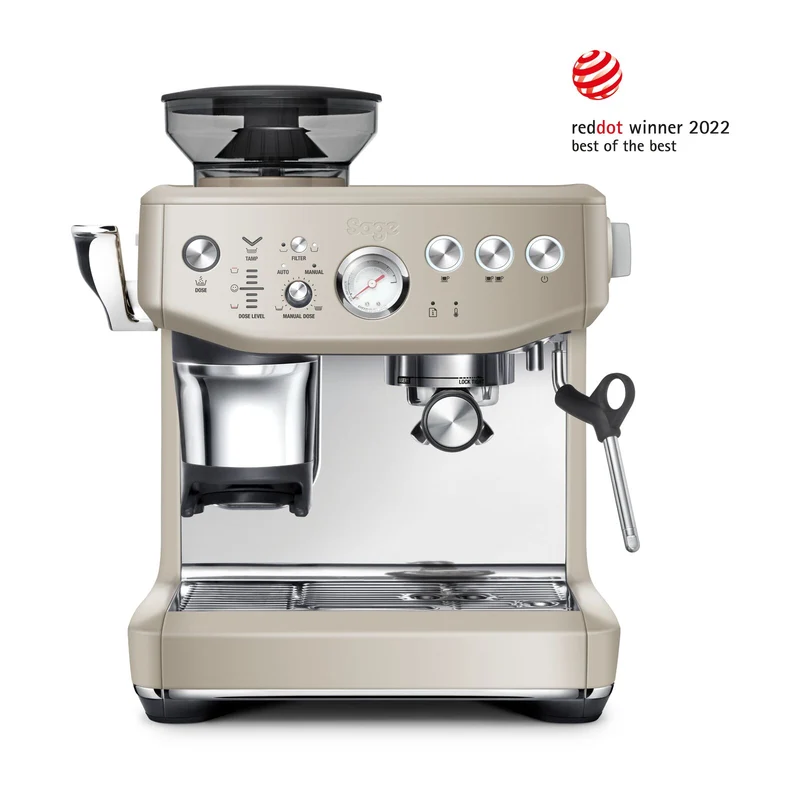 Sage SES876ALM Barista Express Impress Espresso machine Almond Nougat
