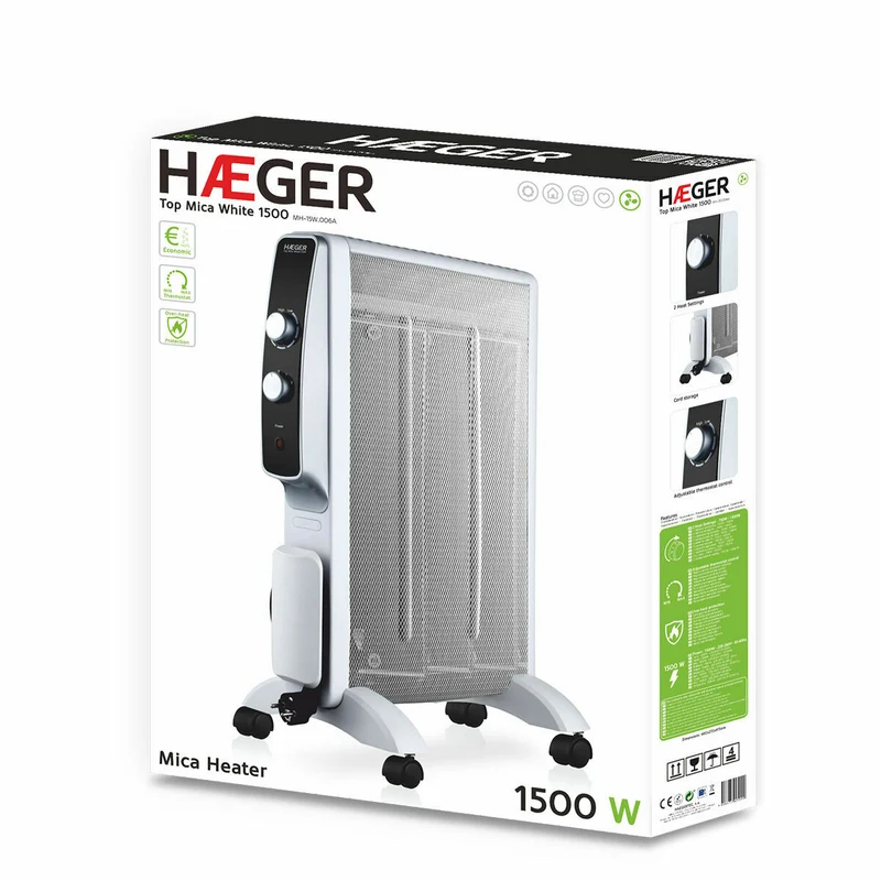 Heater Haeger MH-15W.006A White 1500 W (Refurbished A)