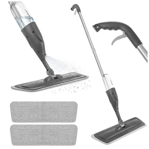 Spraymopp med 360° Rotation och 300 ml Tank – Inkl. 3 Mikrofiberdukar