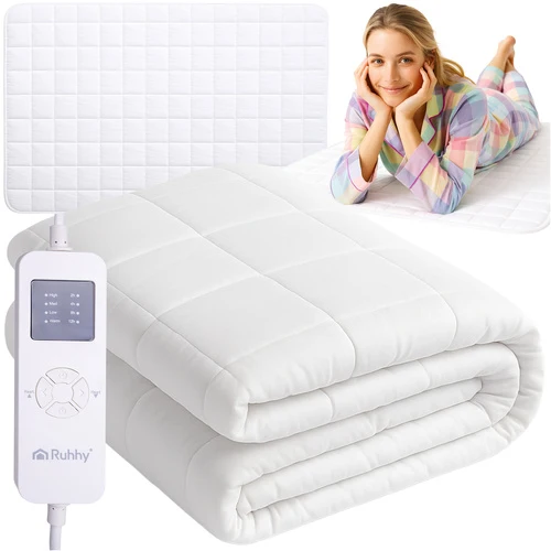 Värmemadrass 190x80 cm med timer och temperaturkontroll