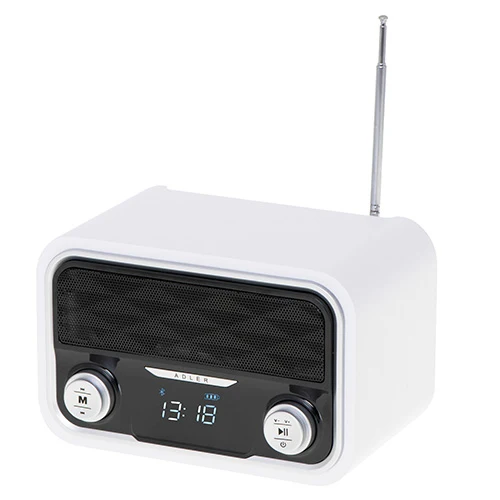 Trådlös Bluetooth-radio med FM, USB & SD – Uppladdningsbar