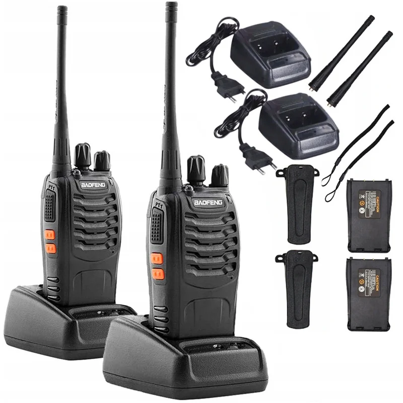 Walkie Talkies Set 2 st. Kraftfull med lång räckvidd
