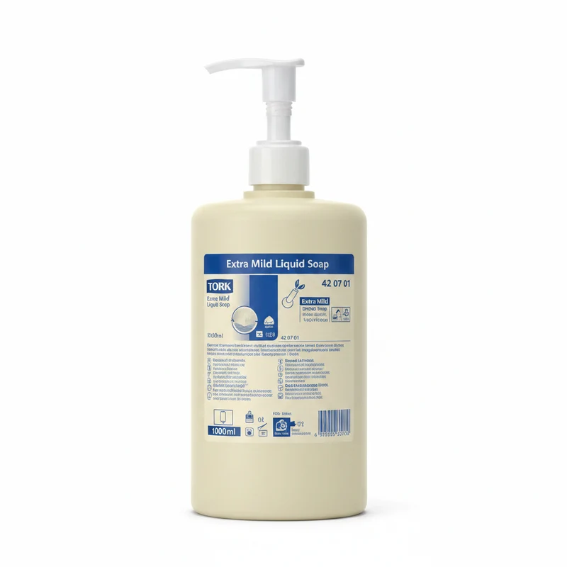 Mevon 77 Tork Tvål Extra Mild Vit S1, 1L