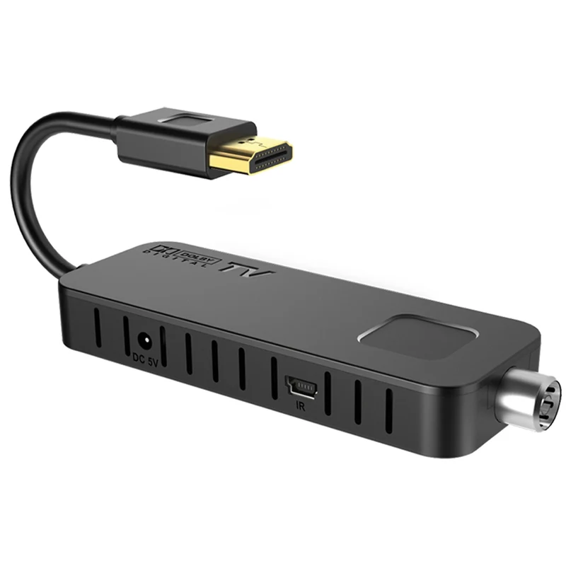 DVB-T2 LTC TV-stick, för markbunden TV, Full HD 1080-upplösning, Timeshift-funktion, LXDVB213M