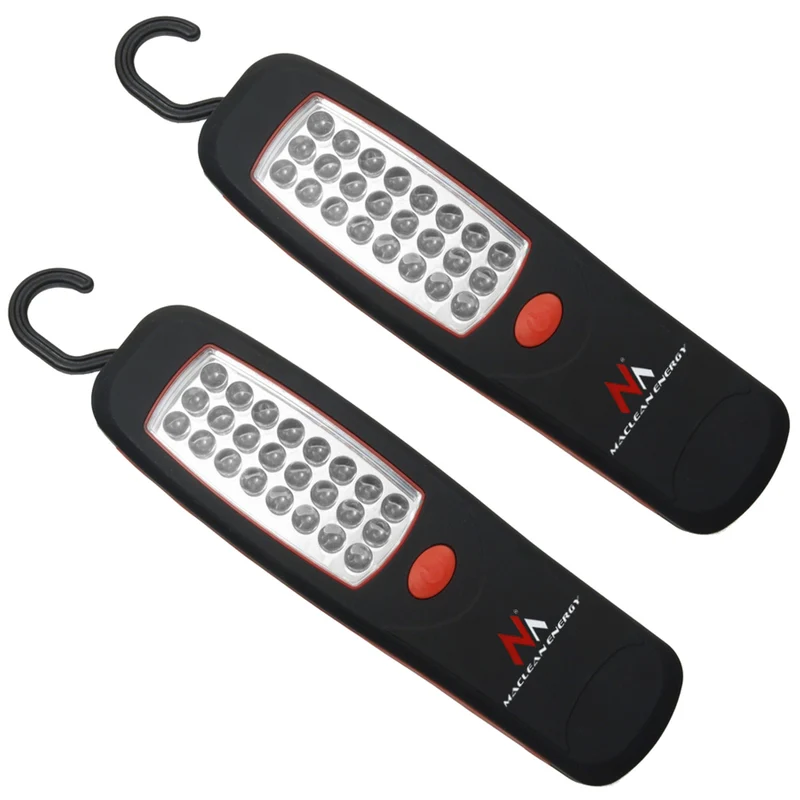 Maclean Workshop Lampa 24 LED, magnet, krok, MCE03 2 delar