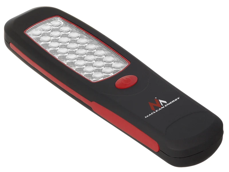 Maclean 24 LED-verkstadslampa, magnet, krok, 3xAA, MCE03