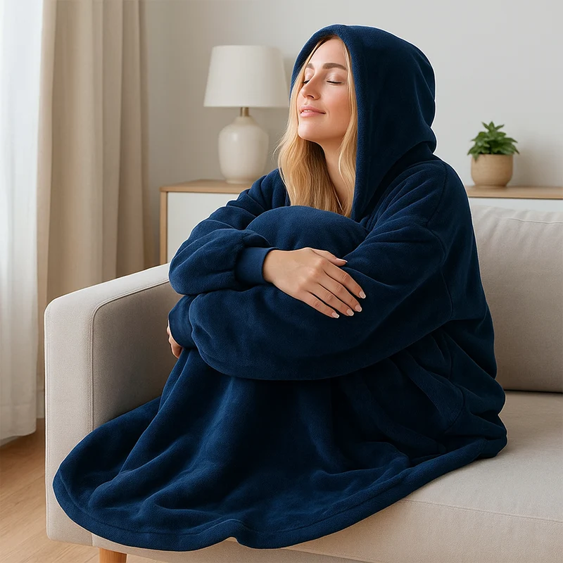 Oversized Hoodie Filt – den ultimata mysen och komforten!
