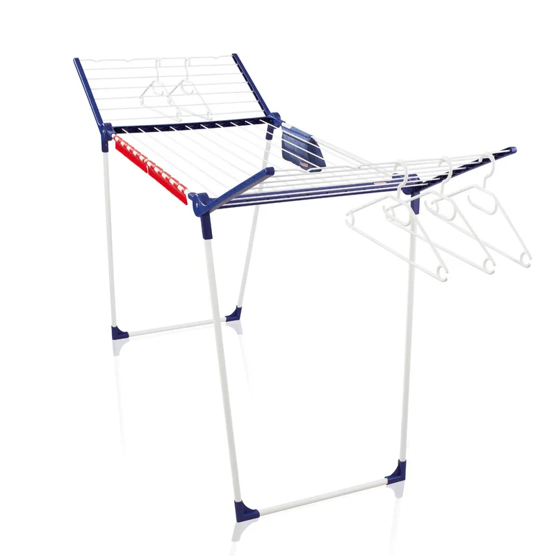 Torkställ Pegasus 200 Solid Comfort Leifheit, linlängd 20 m, halkfria fötter, väderbeständig, 2 klädhängare, 81516