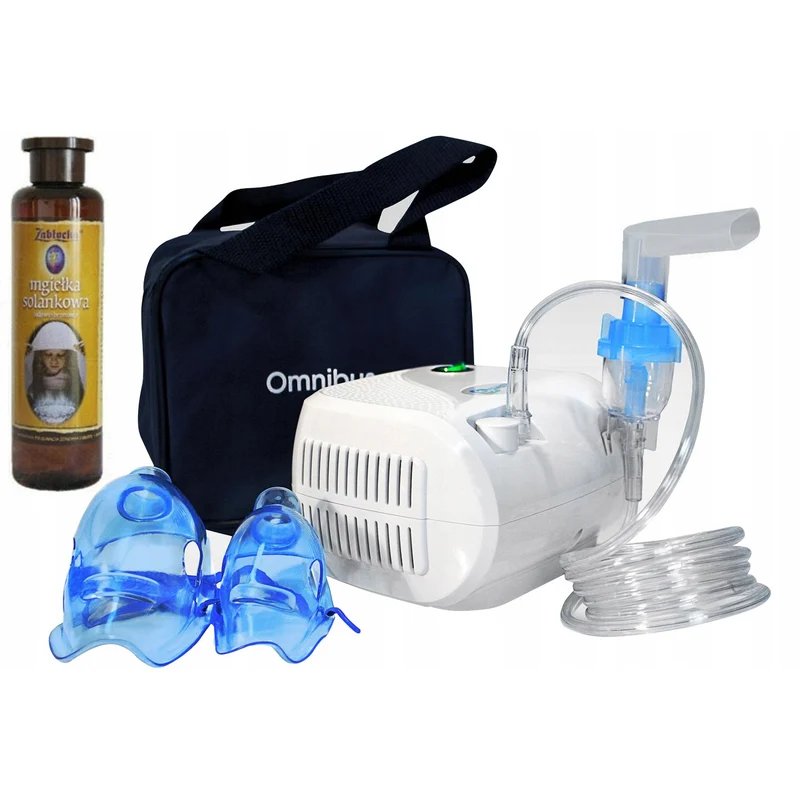 Omnibus Compressor Inhalator BR-CN116 vit + saltlösningsdimma
