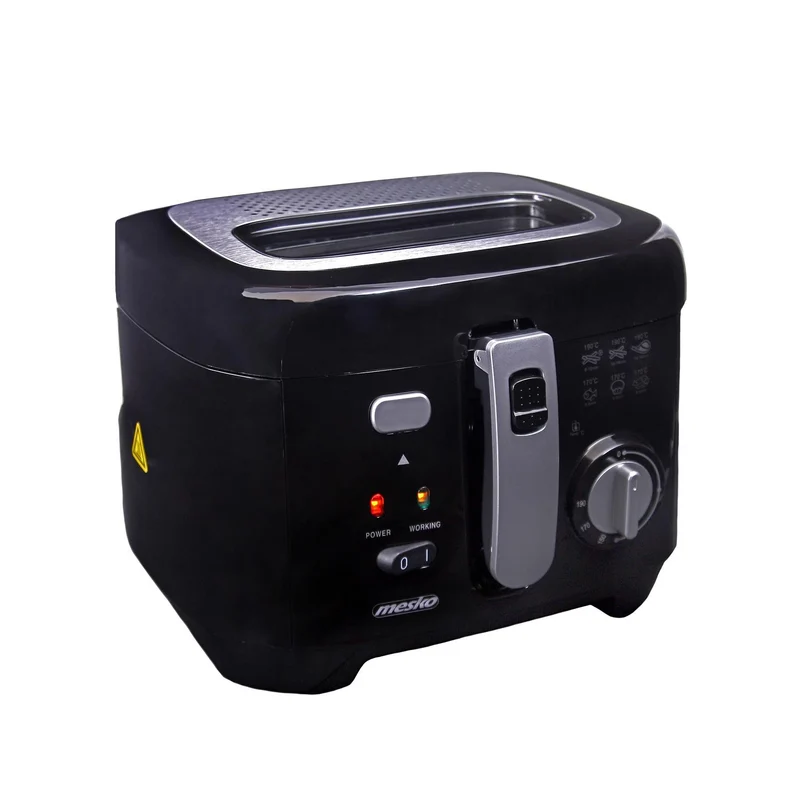 Mesko Deep Oil Fryer 2.5L 1800W med LED-indikator Filter Justerbar temperatur