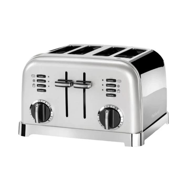 CUISINART 4 Slice Toaster 1800W CPT180SE | Pearl Silver Toaster