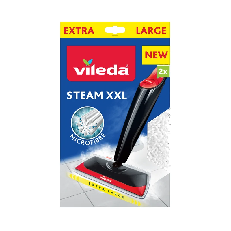 Vileda 161717 Vileda ersättningsmatta Refill Microfibre för Vileda Steam XXL Mop 2 PCS Pack