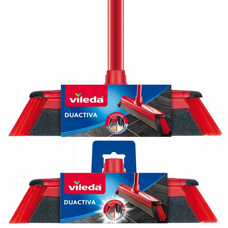 Vileda DuActiva Classic 2-i-1 borste med svamp + Vileda DuActiva borste refill