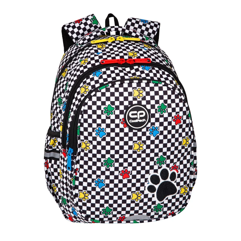 Coolpack ungdomsryggsäck, 3 fack, konturerad rygg, Jerry Catch Me
