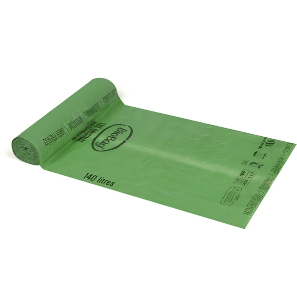 Biosäck 120-140L Grön Komposterbar 16st/rl 12rl