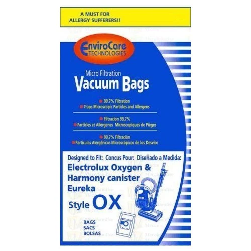 20 Electrolux Oxygen and Harmony Vacuum Bags | S-Bags