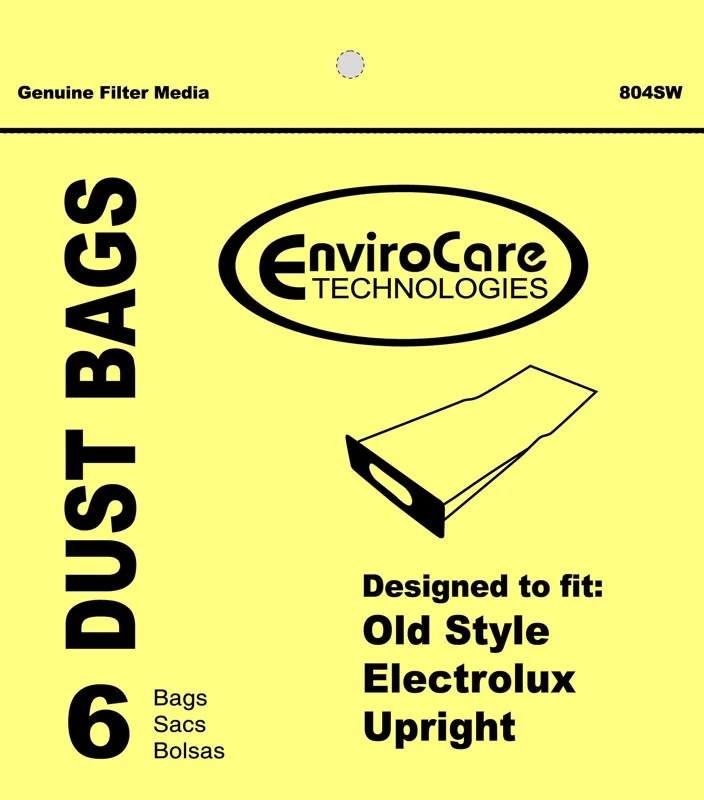 Electrolux 1363 1451 Old Style upright vacuum bags - 6 pack