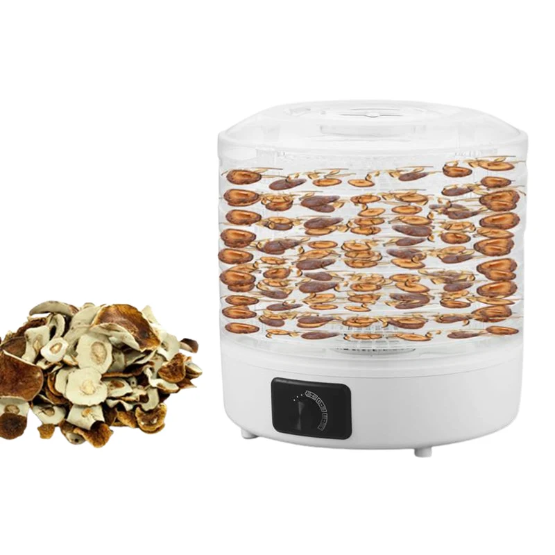 Torktumlare för svamp, grönsaker, frukt, kött LTC, justerbar effekt, halkfri botten, 5 brickor, tål maskindisk, LXSR003