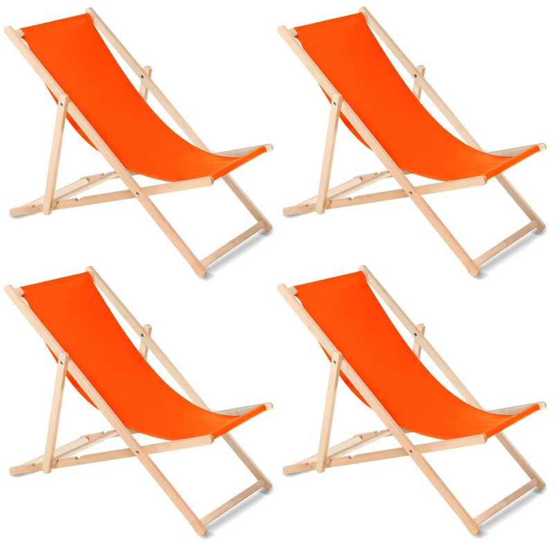 GreenBlue GB183 bok classic lounger orange, 4 delar