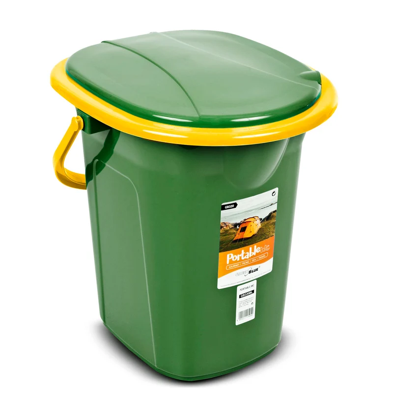 GreenBlue GB320GO mörkgrön/orange resetoalett