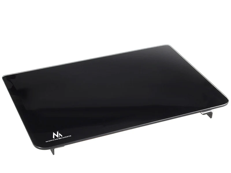 Maclean MC-629 Kvalitetsglas DVD-hyllplan SkyBox Vikt max 8 kg Svart
