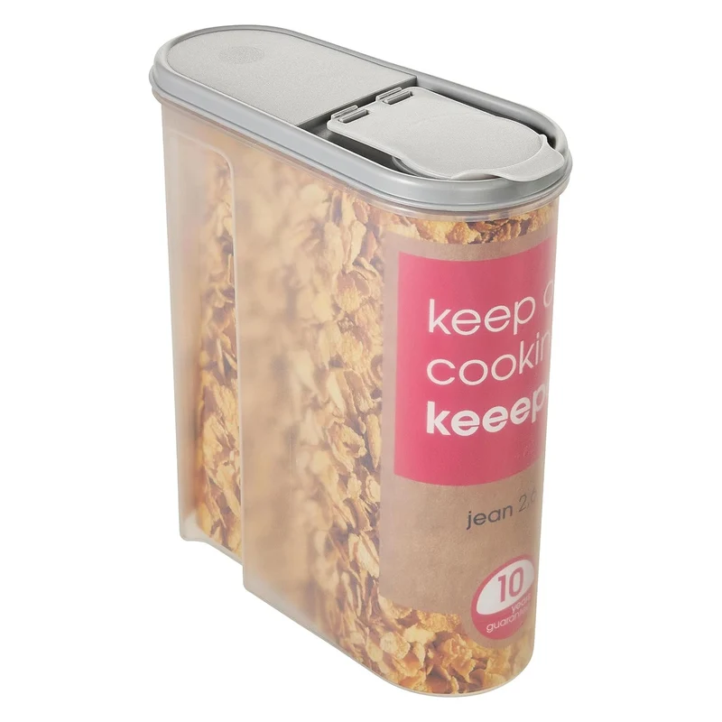 Keeeper spannmålsbehållare, genomskinliga sidor, 2,6 l, Jean