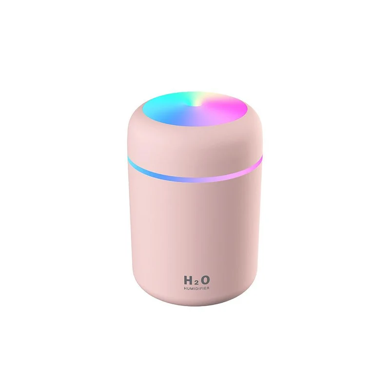 H2O luftfuktare / humidifier med LED-ljus (finns i flera färger)