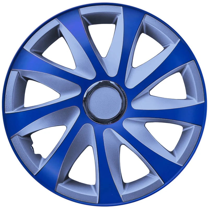 15'' NRM EXTRA DRIFT BLUE SILVER blå-silver navkapslar 4 st.