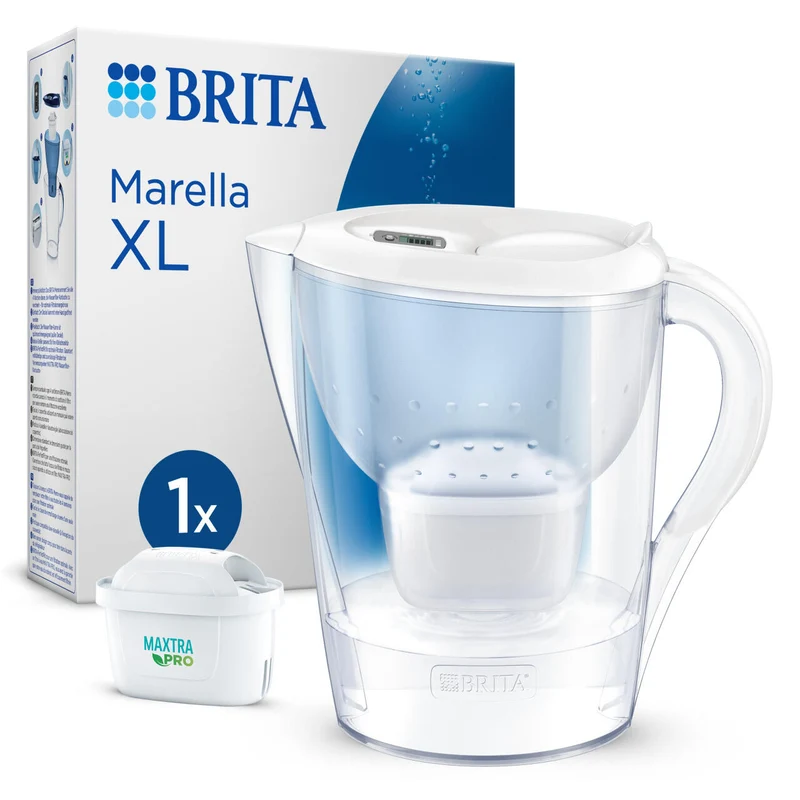 Brita water filter jug Marella XXL white 3.5 L capacity