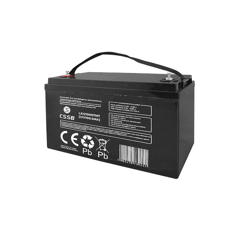 LX121000CSQRT Voltage Servicefritt AGM-Gelbatteri UPS 12V 100Ah Kvalitet