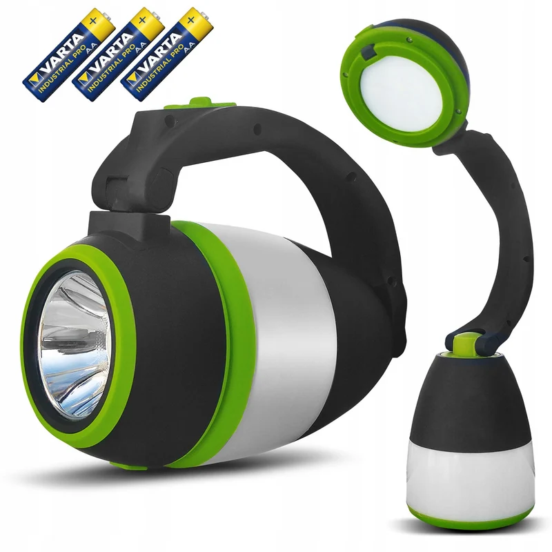 Multifunktionslampa Maclean MCE294 200 lm + 3× AA Varta-batteri