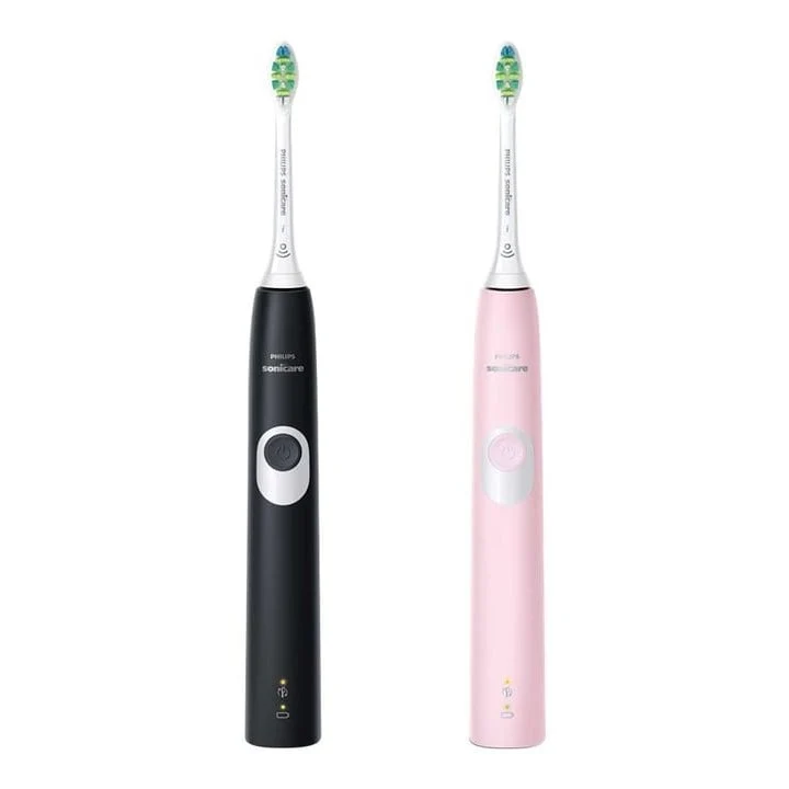 Philips 4300 series HX6800/35 Electric Toothbrush, Adult Sonic Toothbrush, Black, Pink