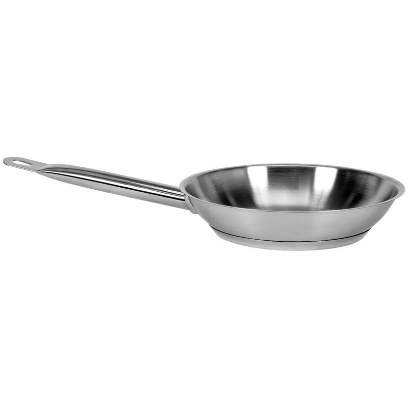 Professionell stekpanna från Yato Gastro, passar alla typer av spisar, i rostfritt stål, diameter 20 cm, volym 1,3 l, diskmaskinssäker, YG-00100
