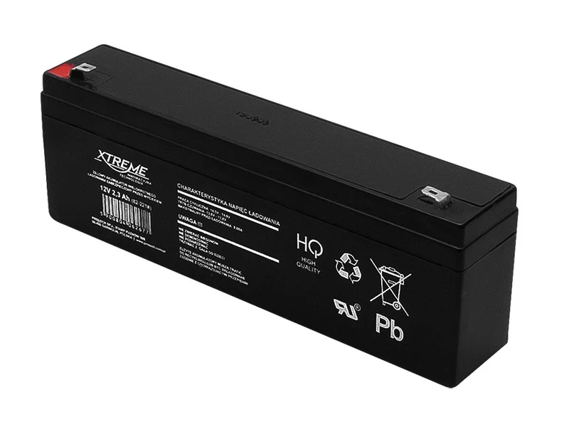 12V 2.3Ah Xtreme AGM underhållsfritt gelbatteri